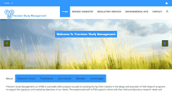 Desktop Screenshot of precisionstudymgt.com